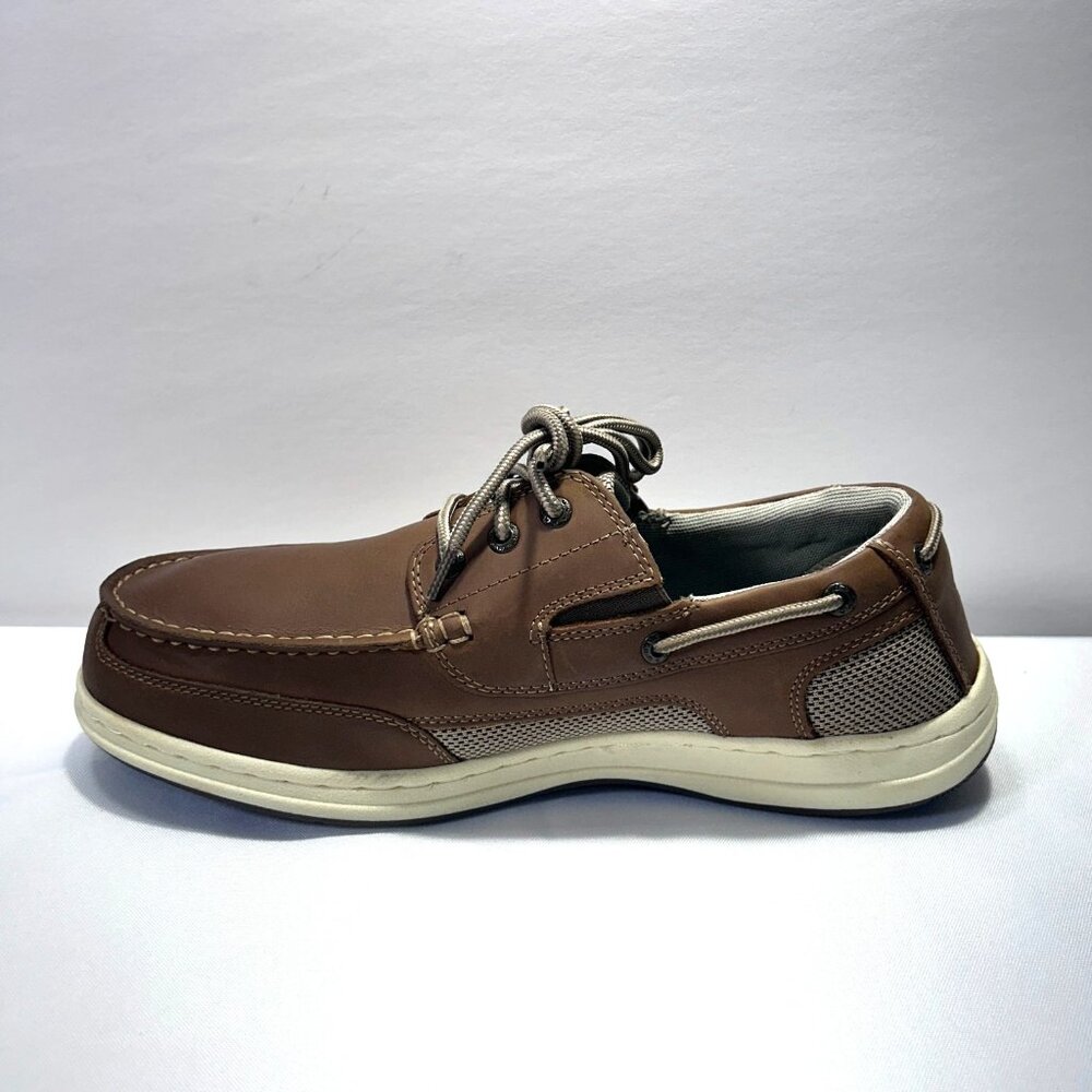 Dockers Beacon Genuine Leather Men's Shoes Tan US 10.5W Stain Defender - Picture 6 of 9